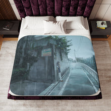 Load image into Gallery viewer, Under the rain Sherpa Blanket

