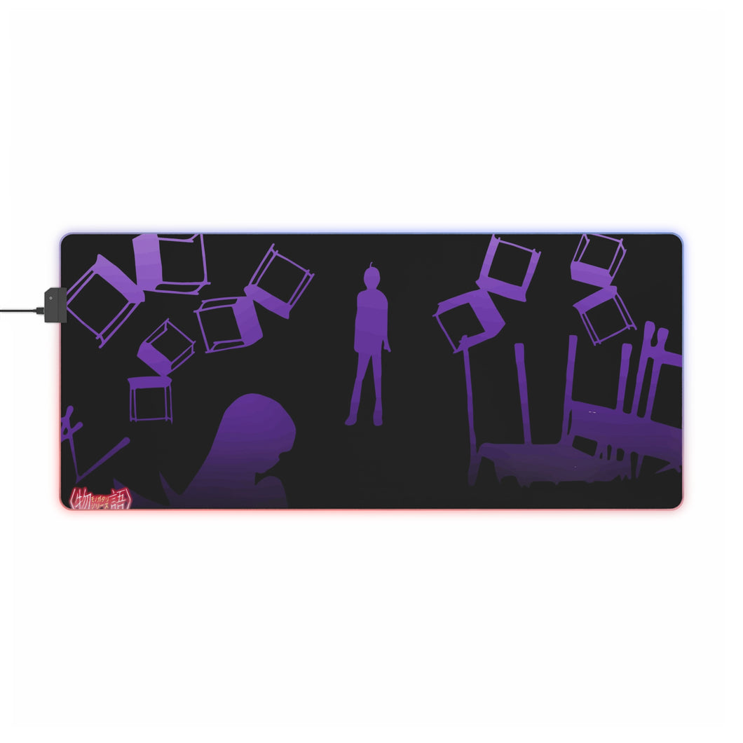 Purple RGB LED Mouse Pad (Desk Mat)