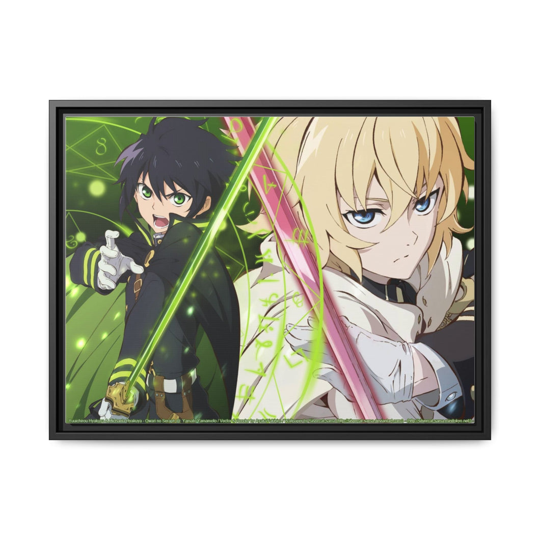 Anime Seraph of the End Canvas Framed Art Print