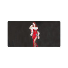 Load image into Gallery viewer, Fantasy Girl in Red Gown Mouse Pad (Desk Mat)
