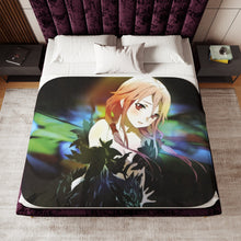 Load image into Gallery viewer, Anime Guilty Crown Sherpa Blanket
