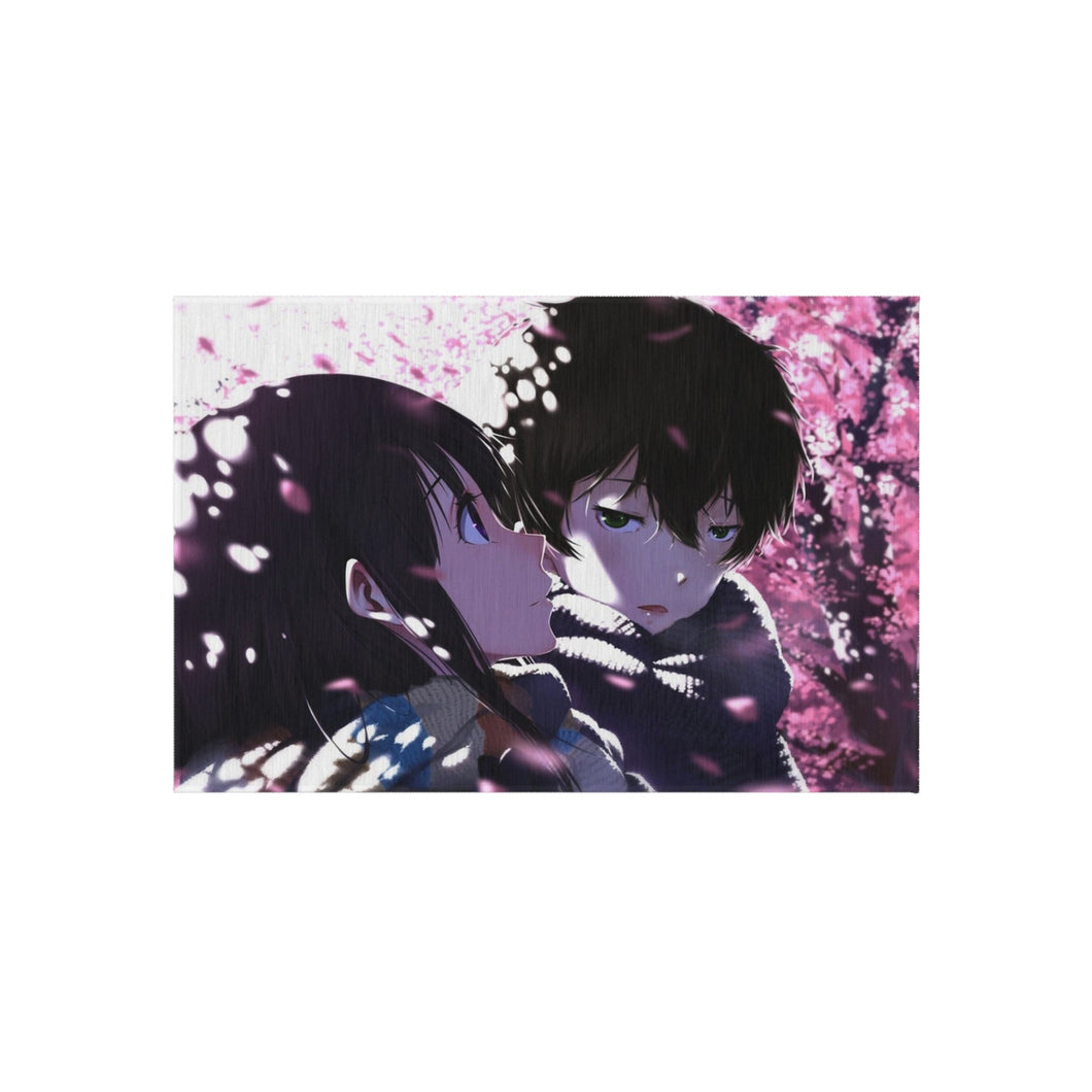 Eru Chitanda  And  Hōtarō Oreki Face Rug