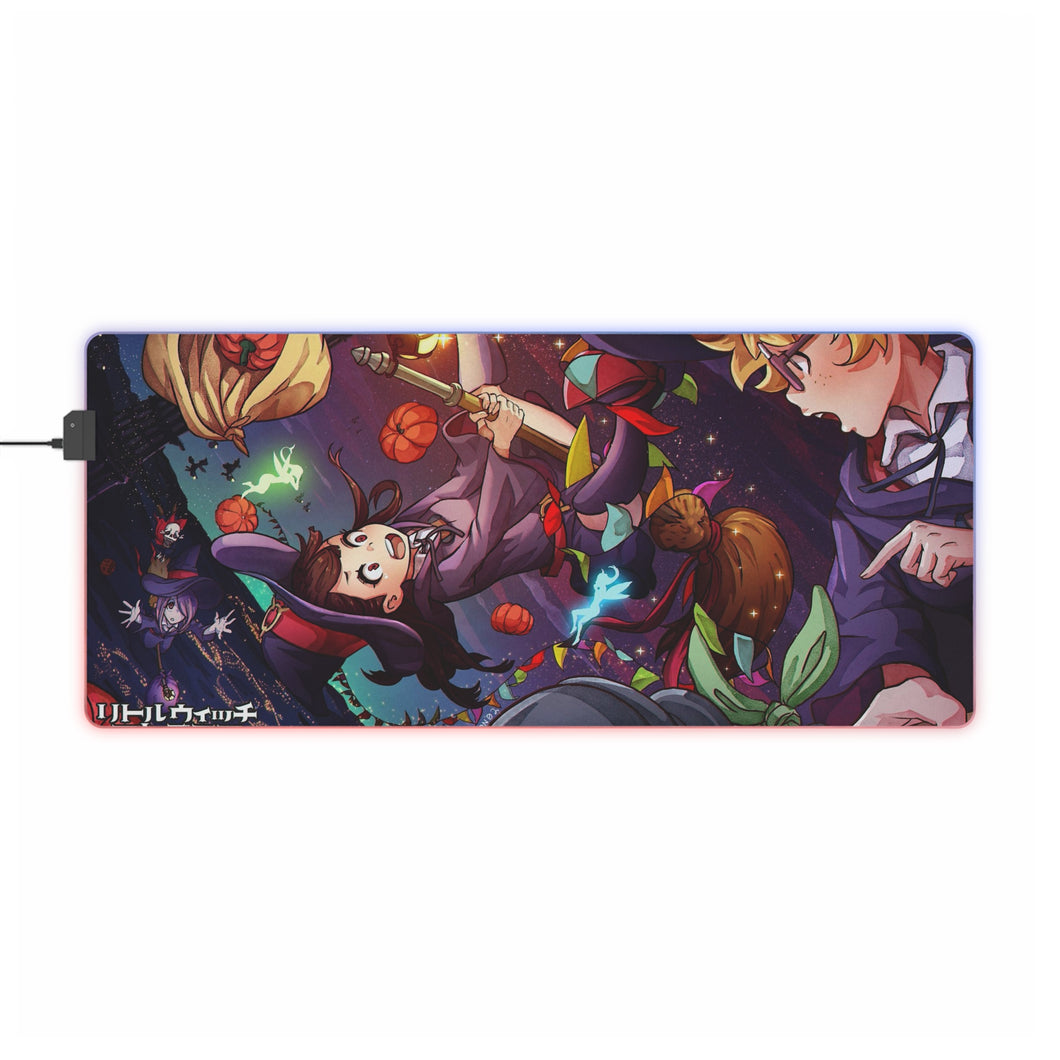 Little Witch Academia Atsuko Kagari, Sucy Manbavaran, Computer Keyboard Pad, Lotte Yanson RGB LED Mouse Pad (Desk Mat)