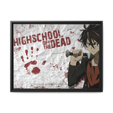 Load image into Gallery viewer, Highschool Of The Dead Canvas Framed Art Print
