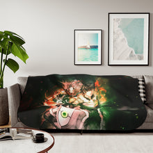 Load image into Gallery viewer, Naofumi and Raphtalia Sherpa Blanket
