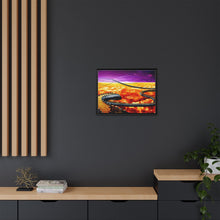 Load image into Gallery viewer, The path to Kaio&#39;s planet Canvas Framed Art Print
