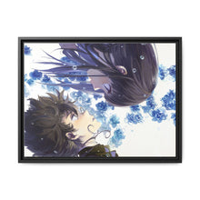 Load image into Gallery viewer, Eru Chitanda  And  Hōtarō Oreki Looking at each other Canvas Framed Art Print
