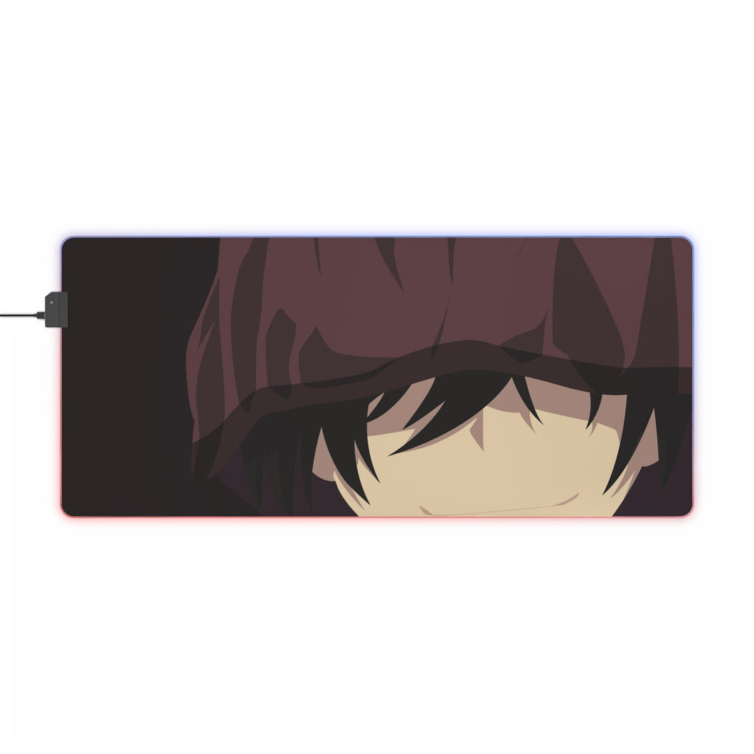 Yū Otosaka Smirking RGB LED Mouse Pad (Desk Mat)