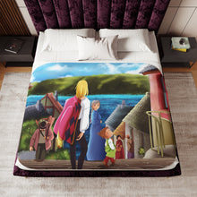 Load image into Gallery viewer, Anime Howl&#39;s Moving Castle Sherpa Blanket
