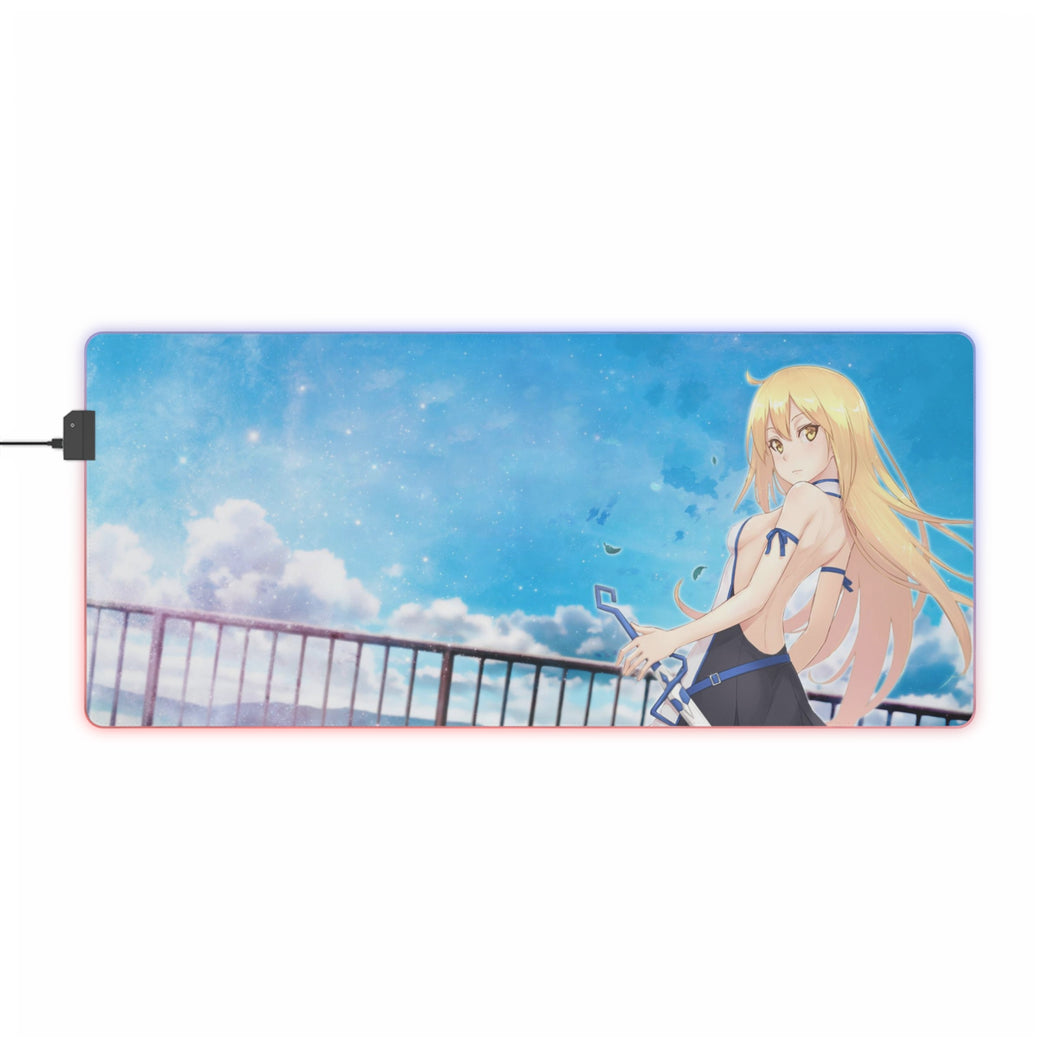 Is It Wrong to Try to Pick Up Girls in a Dungeon? RGB LED Mouse Pad (Desk Mat)