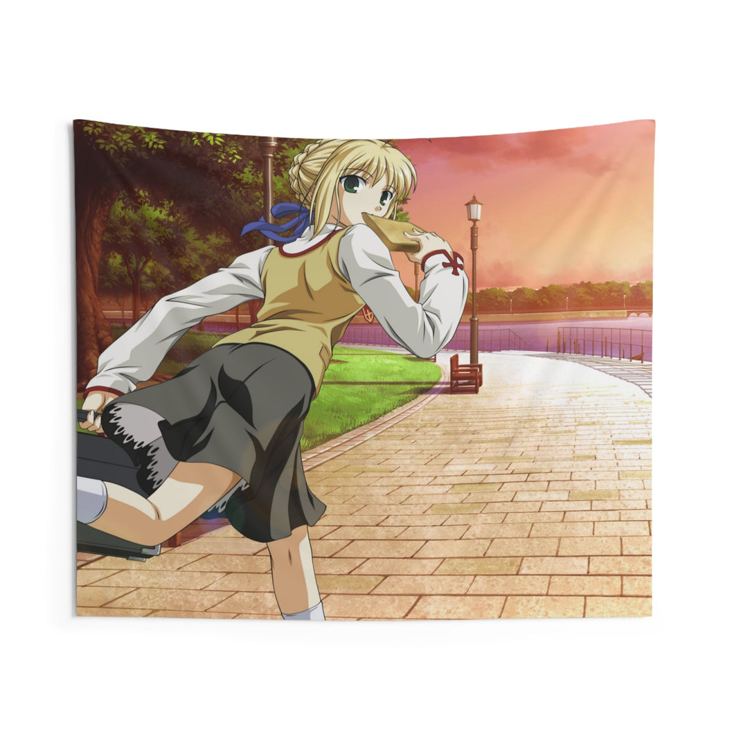 I am late Indoor Wall Tapestry