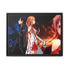 Load image into Gallery viewer, Kirito and Asuna Canvas Framed Art Print
