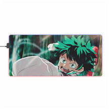 Load image into Gallery viewer, My Hero Academia Izuku Midoriya RGB LED Mouse Pad (Desk Mat)
