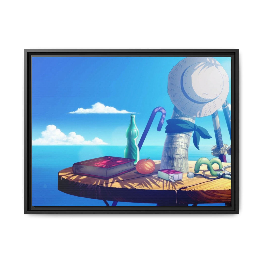 Anime One Piece Canvas Framed Art Print