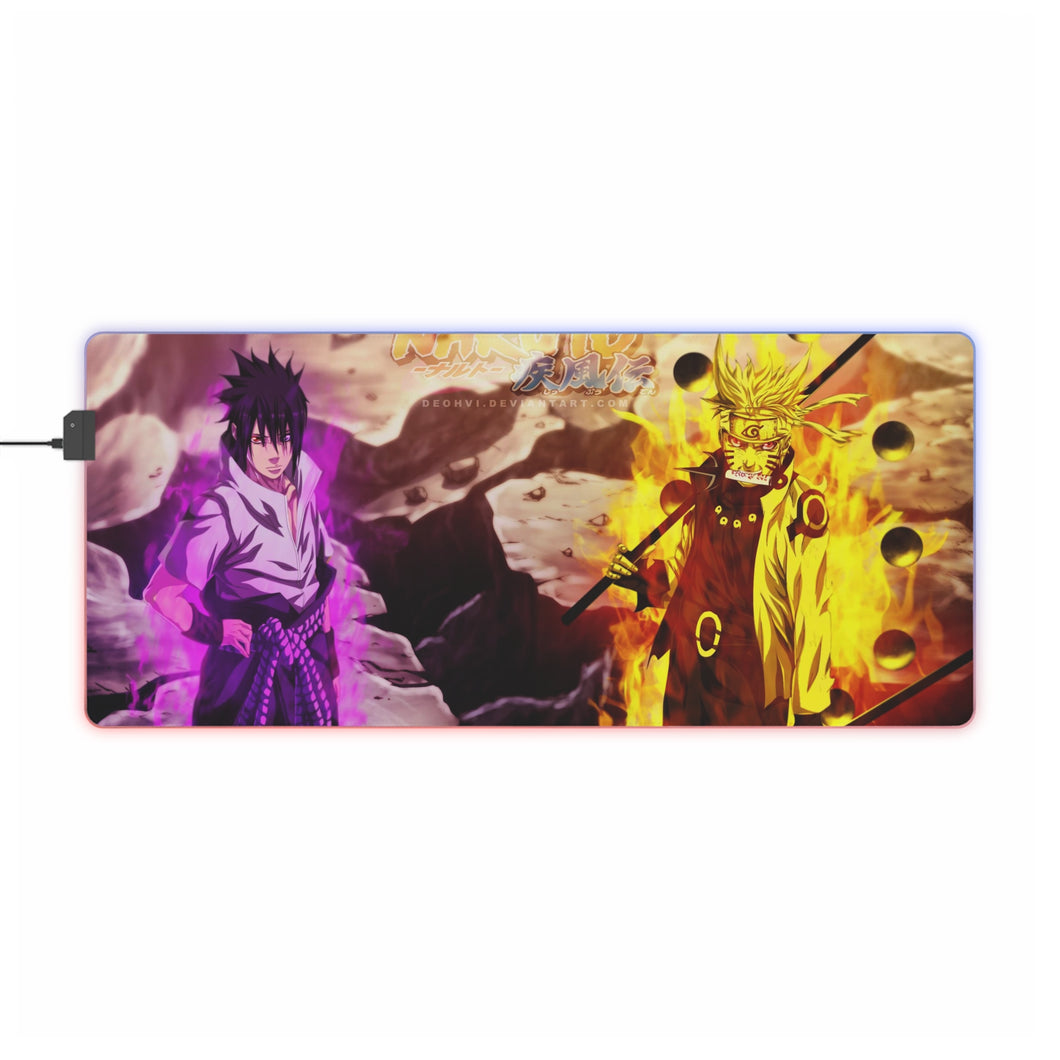 Naruto Uzumaki RGB LED Mouse Pad (Desk Mat)