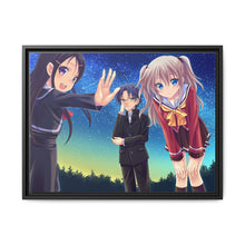 Load image into Gallery viewer, Charlotte Nao Tomori, Ayumi Otosaka, Joujirou Takajou Canvas Framed Art Print
