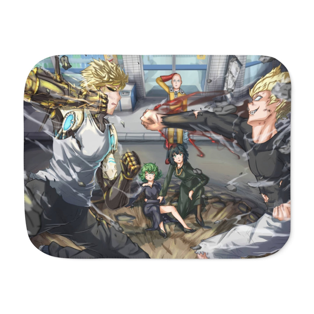 Anime One-Punch Man Sherpa Blanket
