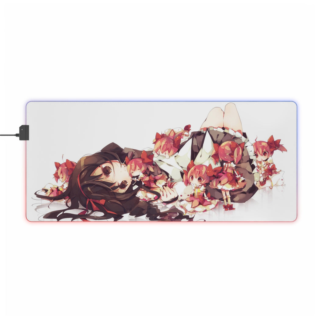 Puella Magi Madoka Magica RGB LED Mouse Pad (Desk Mat)