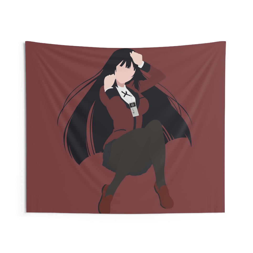 Jabami Yumeko,Kakegurui,Minimalist Indoor Wall Tapestry