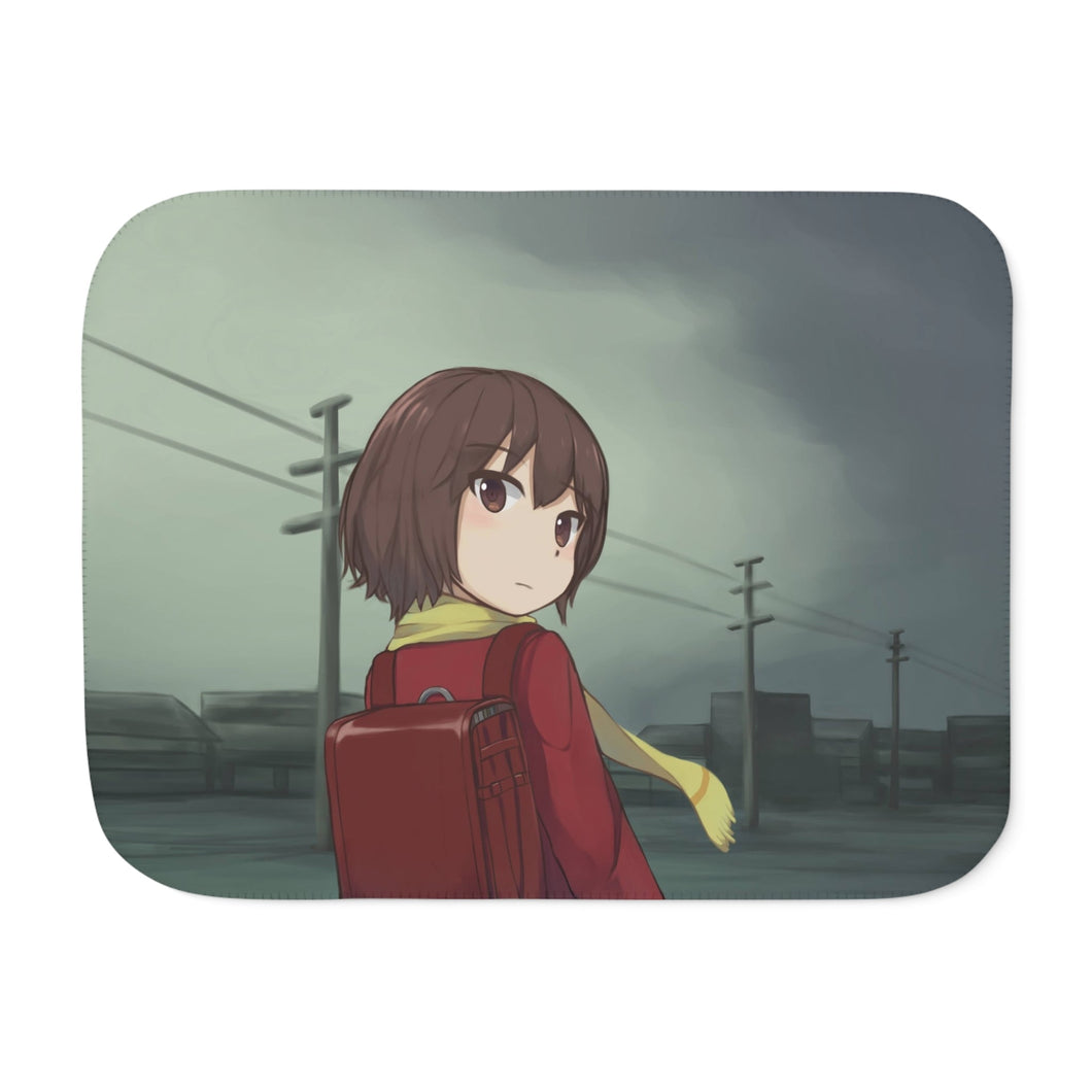 Anime ERASED Sherpa Blanket