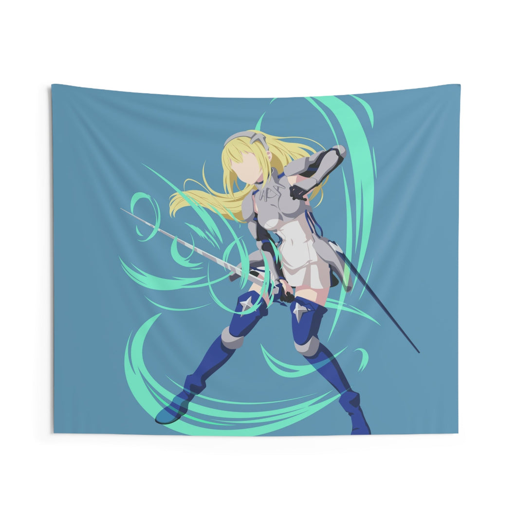 Is It Wrong To Try To Pick Up Girls In A Dungeon? Indoor Wall Tapestry