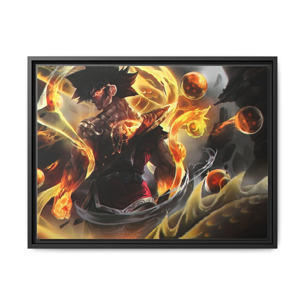Dragon Ball Canvas Framed Art Print