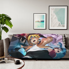 Load image into Gallery viewer, Boruto The Movie Sherpa Blanket

