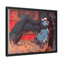 Load image into Gallery viewer, Anime Howl&#39;s Moving Castle Canvas Framed Art Print
