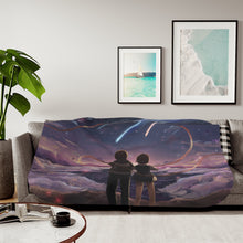 Load image into Gallery viewer, Your Name. Sherpa Blanket
