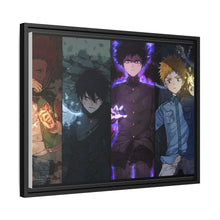 Load image into Gallery viewer, Mob Psycho 100 Shigeo Kageyama, Ritsu Kageyama, Teruki Hanazawa Canvas Framed Art Print
