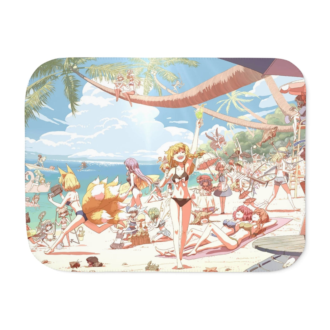 Anime Touhour Sherpa Blanket