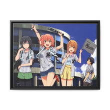 Load image into Gallery viewer, My Teen Romantic Comedy SNAFU Hachiman Hikigaya, Yukino Yukinoshita, Yui Yuigahama Canvas Framed Art Print
