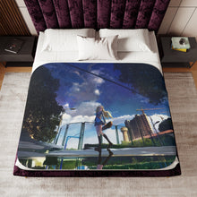 Load image into Gallery viewer, Kaori Miyazono Sherpa Blanket
