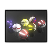 Load image into Gallery viewer, PokÃ©balls Canvas Framed Art Print
