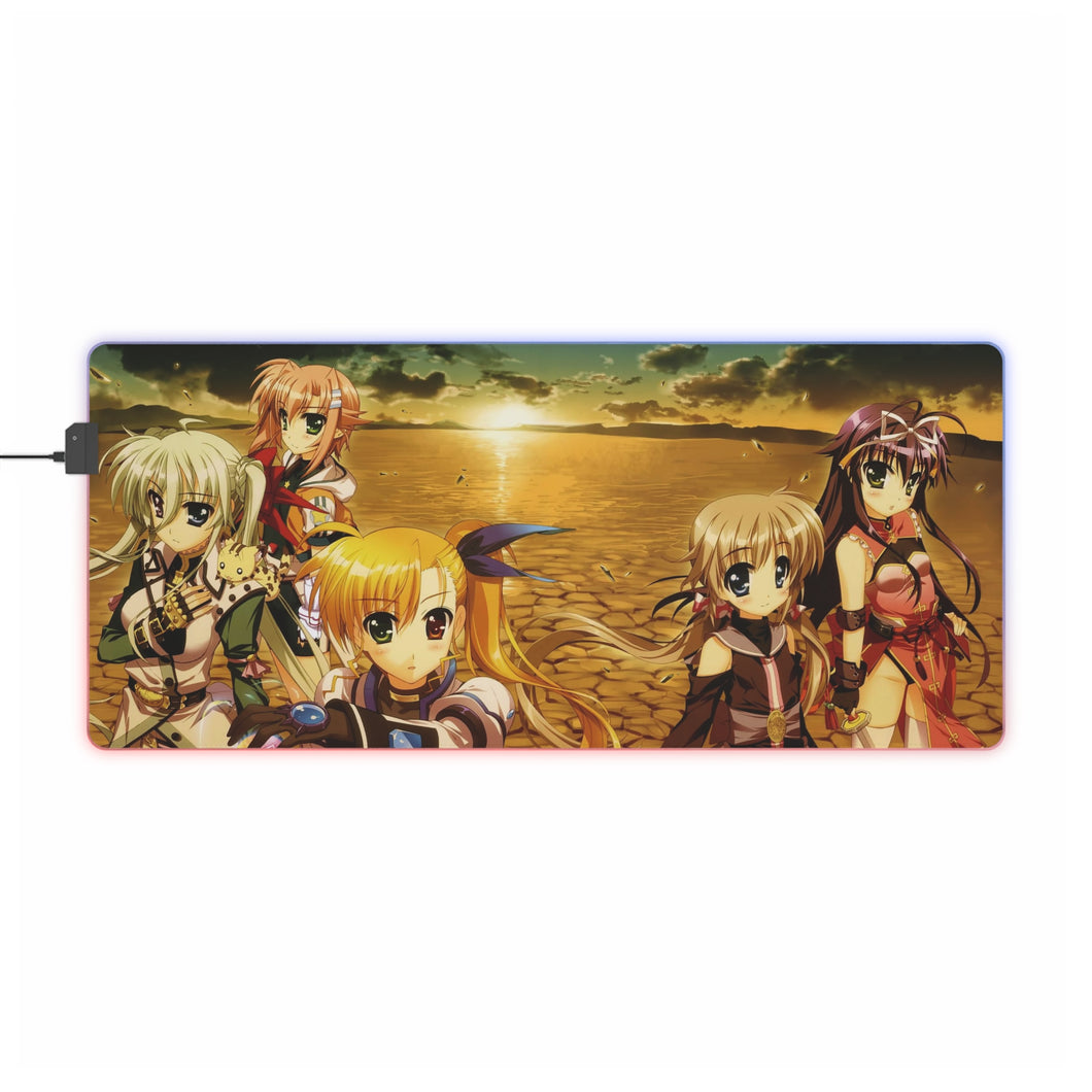 Magical Girl Lyrical Nanoha RGB LED Mouse Pad (Desk Mat)