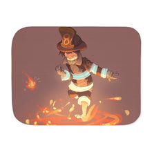 Load image into Gallery viewer, Fire Force Shinra Kusakabe Sherpa Blanket
