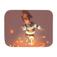 Fire Force Shinra Kusakabe Sherpa Blanket