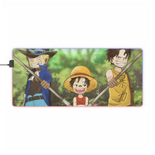 Load image into Gallery viewer, One Piece Monkey D. Luffy RGB LED Mouse Pad (Desk Mat)
