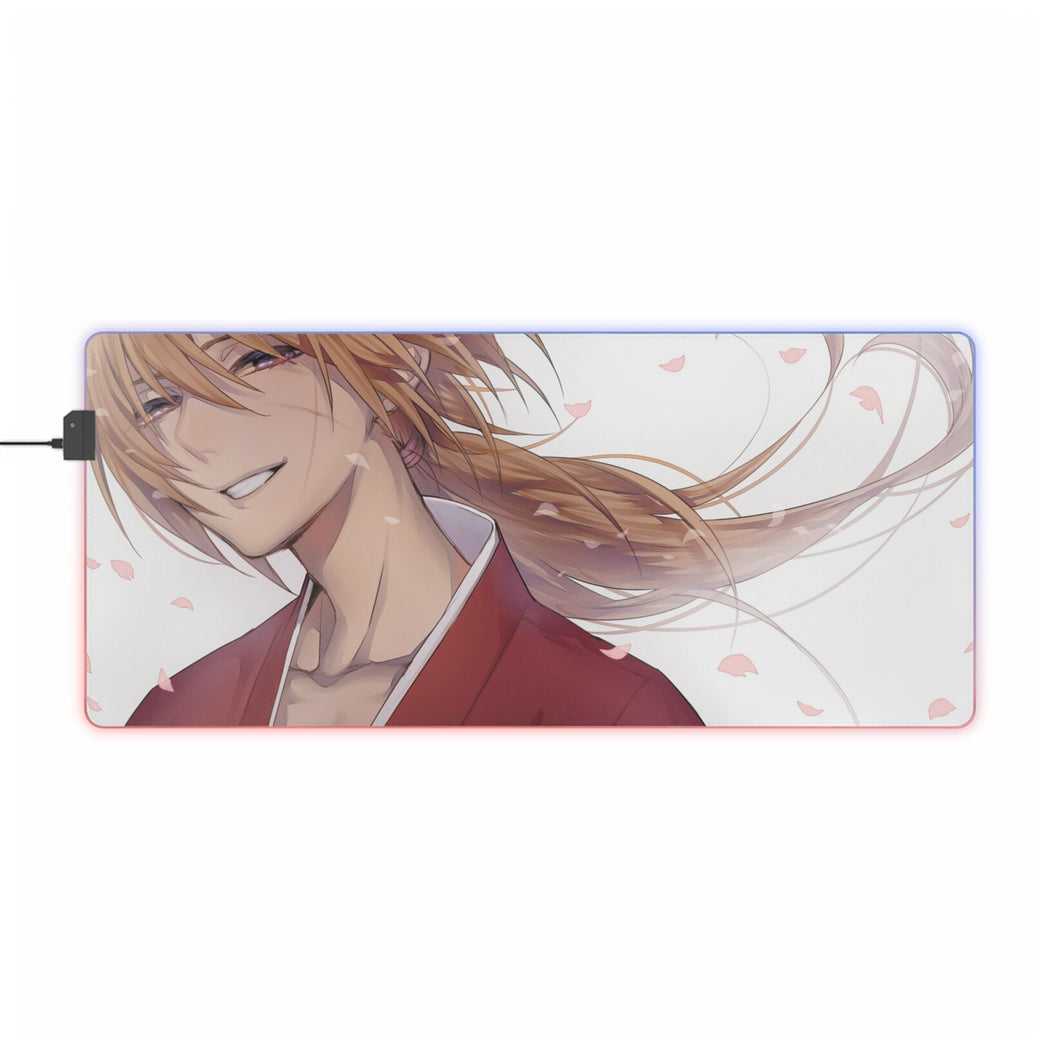 Rurouni Kenshin - Kenshin Himura RGB LED Mouse Pad (Desk Mat)