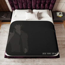 Load image into Gallery viewer, Anime Cowboy Bebop Sherpa Blanket
