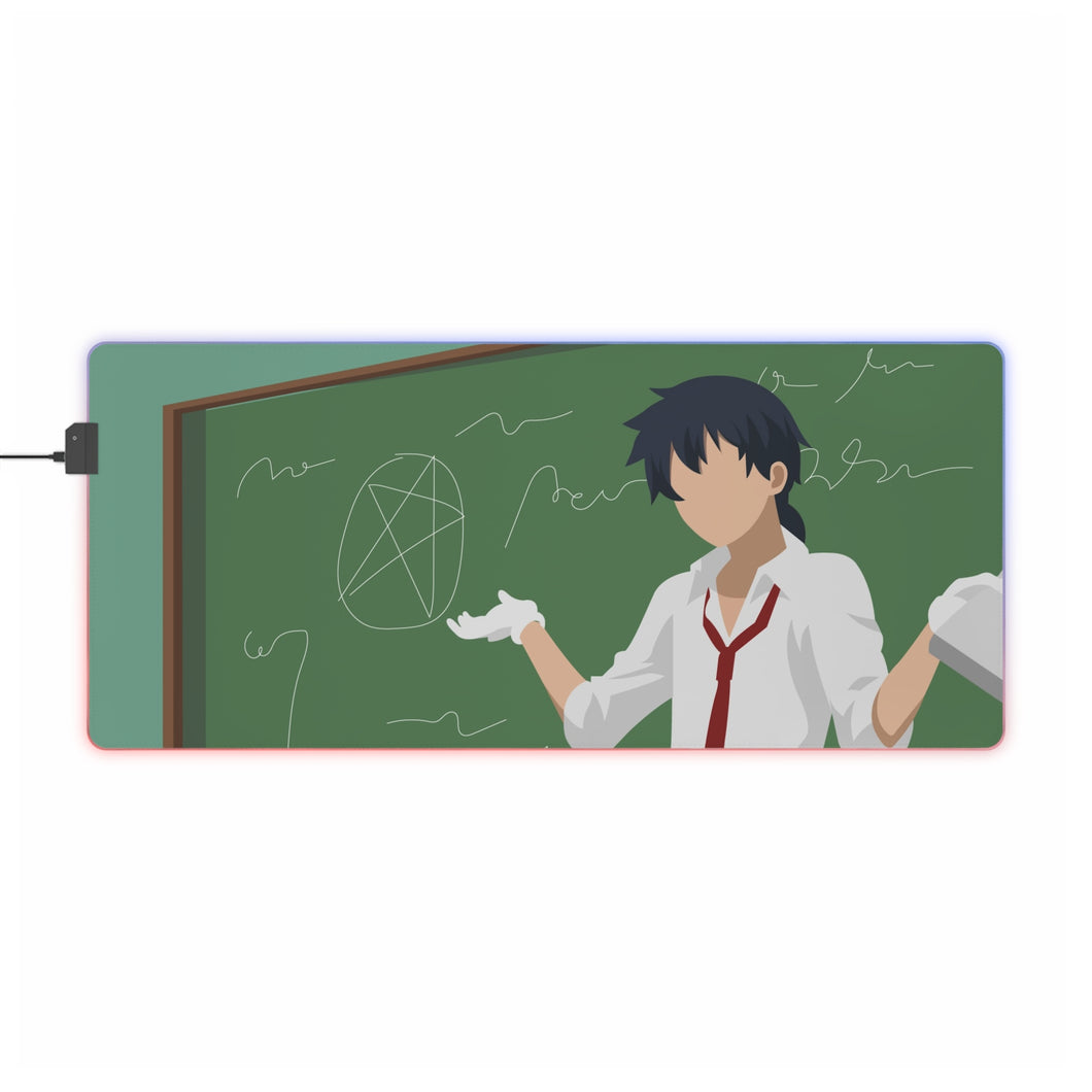 Rokudenashi Majutsu Koushi to Akashic Records RGB LED Mouse Pad (Desk Mat)