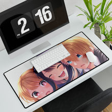 Load image into Gallery viewer, Ai Hoshino, Aquamarine Hoshino &amp; Ru Mouse Pad (Desk Mat)

