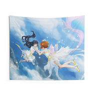 Cardcaptor Sakura Sakura Kinomoto, Tomoyo Daidouji Indoor Wall Tapestry