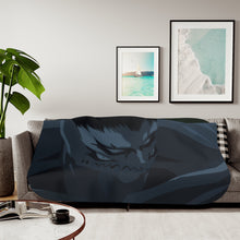 Load image into Gallery viewer, Gotou (Parasyte -the maxim-) Minimalist Sherpa Blanket
