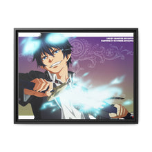 Load image into Gallery viewer, Blue Exorcist Canvas Framed Art Print
