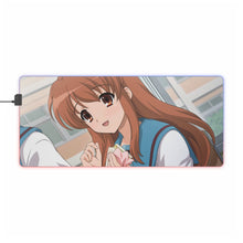 Load image into Gallery viewer, The Melancholy Of Haruhi Suzumiya RGB LED Mouse Pad (Desk Mat)
