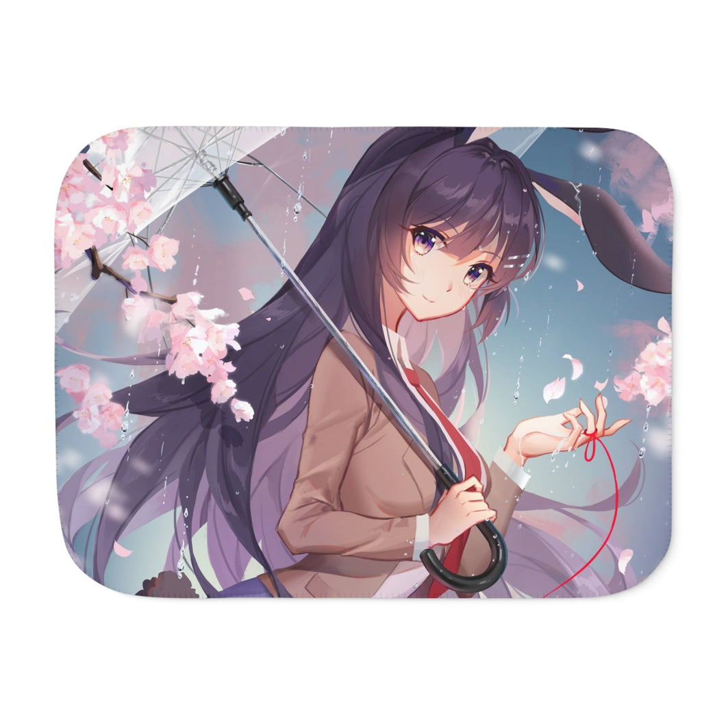 Rascal Does Not Dream Of Bunny Girl Senpai Sherpa Blanket
