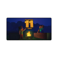 Load image into Gallery viewer, Minecraft 11th Anniversary Mouse Pad (Desk Mat)
