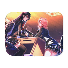 Load image into Gallery viewer, My Teen Romantic Comedy SNAFU Hachiman Hikigaya, Yukino Yukinoshita, Yui Yuigahama Sherpa Blanket
