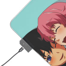 Load image into Gallery viewer, Mirai Nikki Yuno Gasai RGB LED Mouse Pad (Desk Mat)

